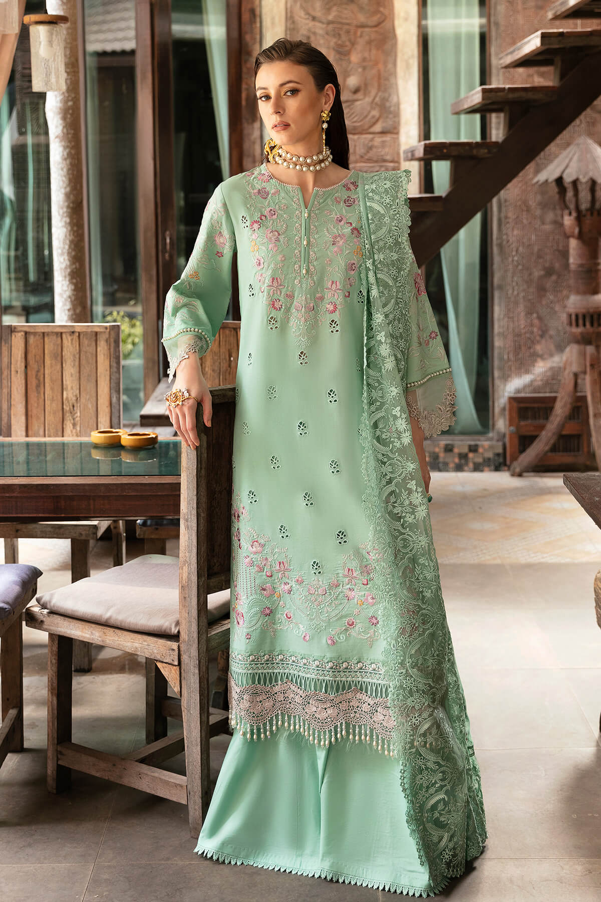 Imrozia Premium | Reve Luxury Lawn | S.L 64 Maya - by - Libasekhas UK - Registered Vendor of : Imrozia Premium - 100% Original Designer Dresss