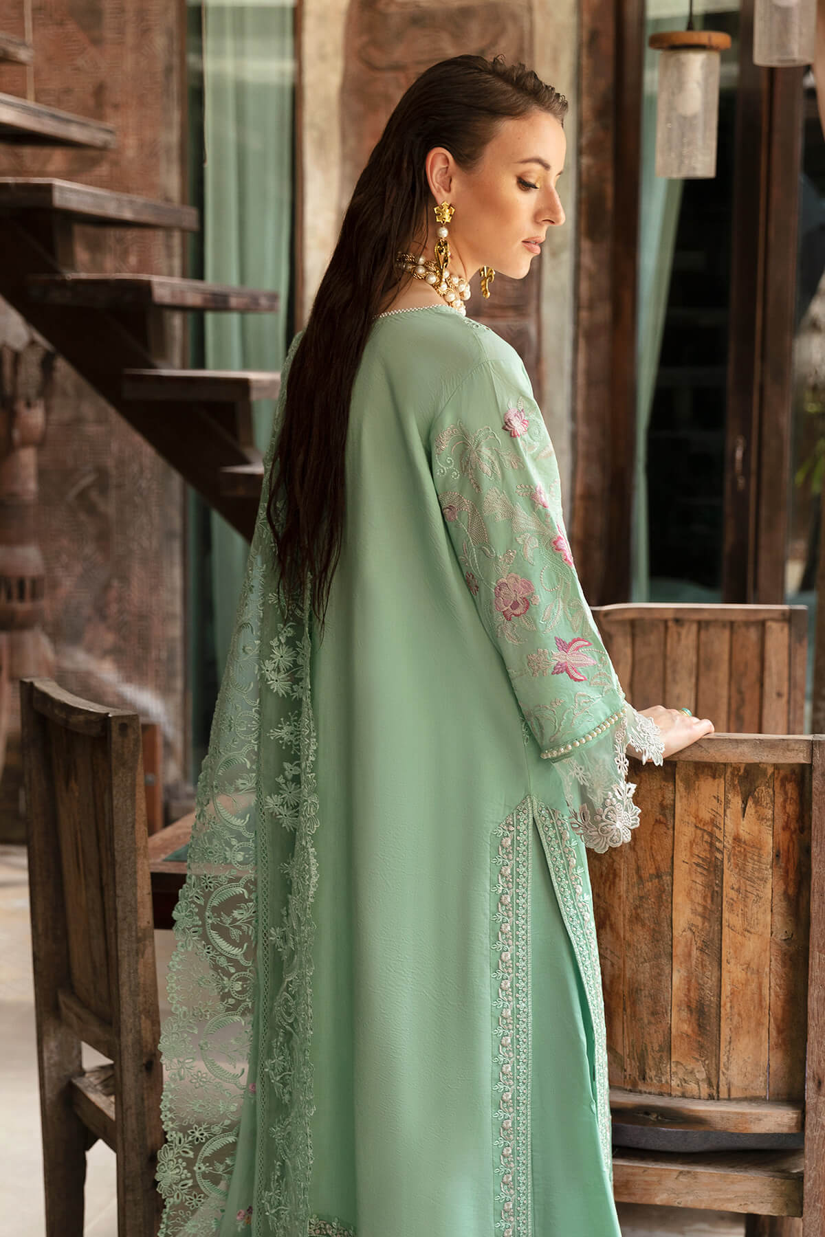 Imrozia Premium | Reve Luxury Lawn | S.L 64 Maya - by - Libasekhas UK - Registered Vendor of : Imrozia Premium - 100% Original Designer Dresss