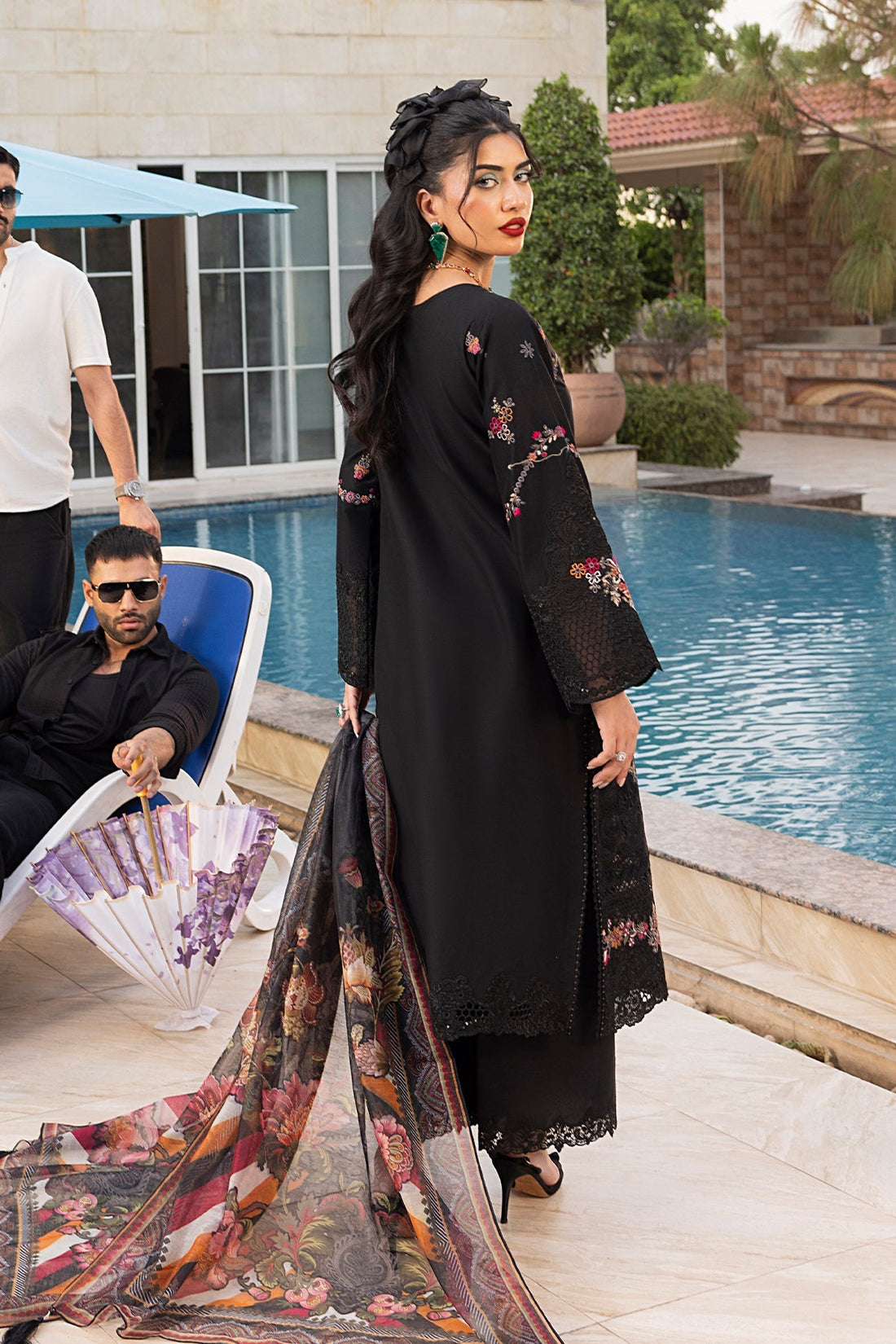 Imrozia Premium | Rang e Bahar | IP-132 HAZEL - by - Libasekhas UK - Registered Vendor of : Imrozia Premium - 100% Original Designer Dresss