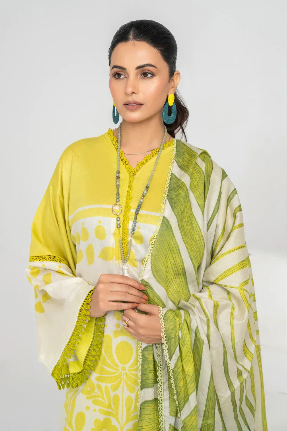 Ittehad | Printed Lawn 24 | IP3P06-3PS-LMN - by - Libasekhas UK - Registered Vendor of : Ittehad - 100% Original Designer Dresss