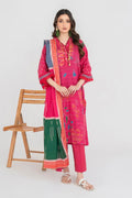 Ittehad | Printed Lawn 24 | IP3P01-3PS-DPK - by - Libasekhas UK - Registered Vendor of : Ittehad - 100% Original Designer Dresss