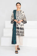 Ittehad | Printed Lawn 24 | IP3P02-3PS-BGE - by - Libasekhas UK - Registered Vendor of : Ittehad - 100% Original Designer Dresss