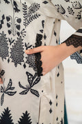 Ittehad | Printed Lawn 24 | IP3P02-3PS-BGE - by - Libasekhas UK - Registered Vendor of : Ittehad - 100% Original Designer Dresss