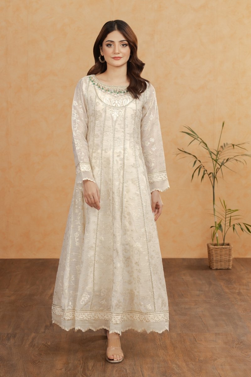 Panache | Pret | Ivory Forest - by - Libasekhas UK - Registered Vendor of : Panache By Mona - 100% Original Designer Dresss