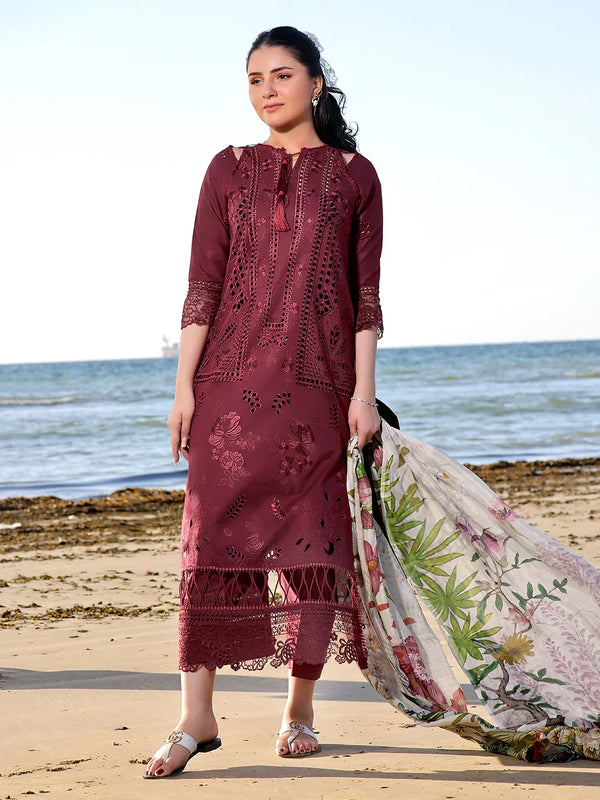 Izel | Saahil Signature Lawn 24 | LALEEN - by - Libasekhas UK - Registered Vendor of : Izel - 100% Original Designer Dresss