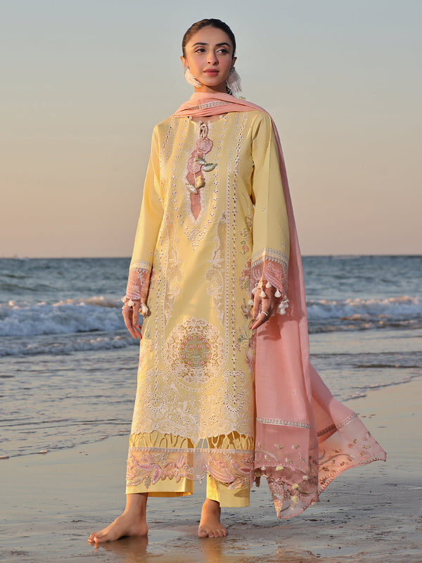 Izel | Saahil Signature Lawn 24 | MUSHQ - by - Libasekhas UK - Registered Vendor of : Izel - 100% Original Designer Dresss
