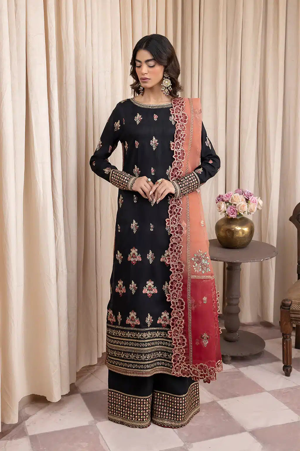Iznik | Festive Raw Silk 23 | IRS-02 ELIXIR - by - Libasekhas UK - Registered Vendor of : Iznik - 100% Original Designer Dresss