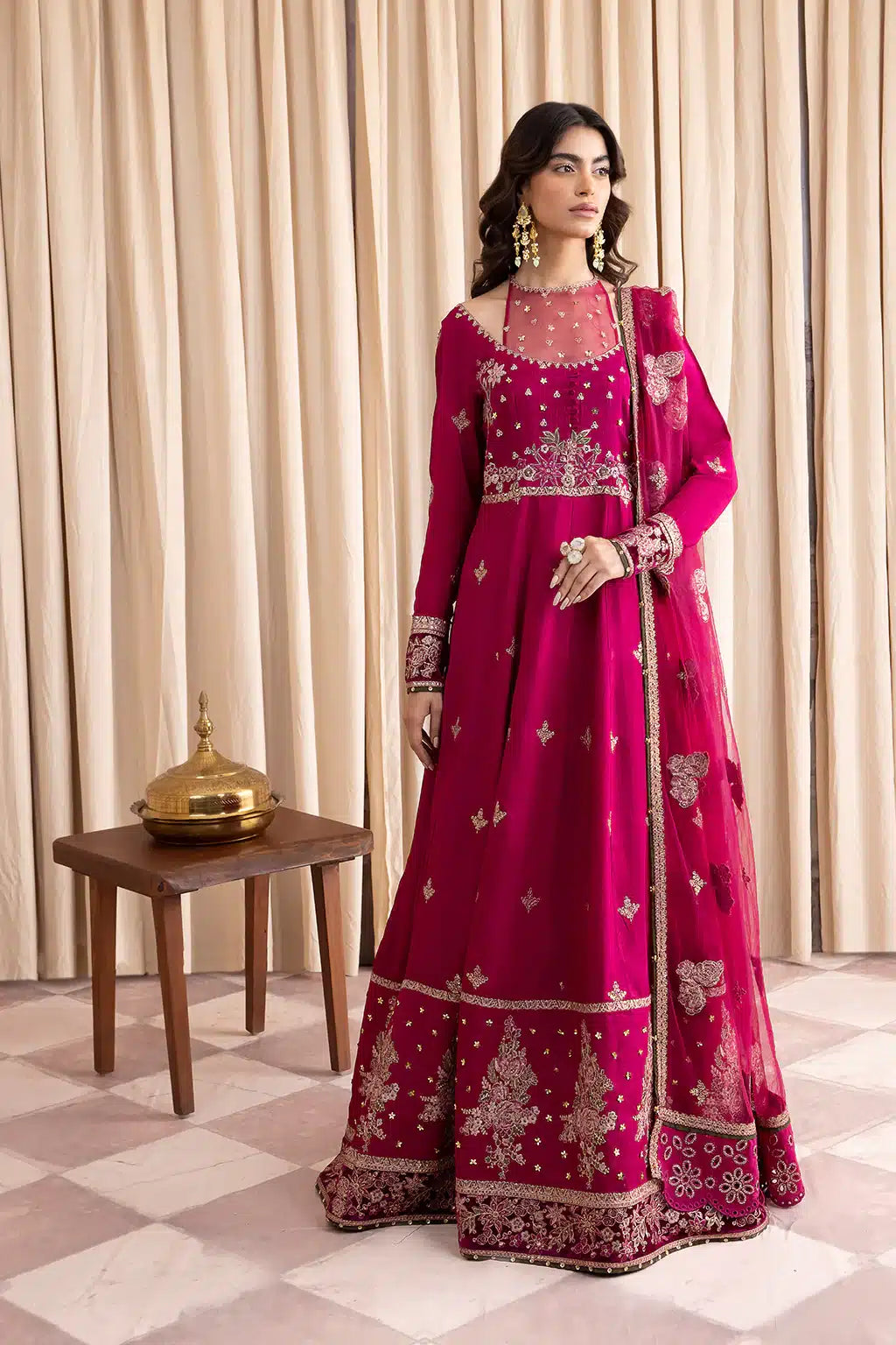 Iznik | Festive Raw Silk 23 | IRS-05 OPULENCE - by - Libasekhas UK - Registered Vendor of : Iznik - 100% Original Designer Dresss