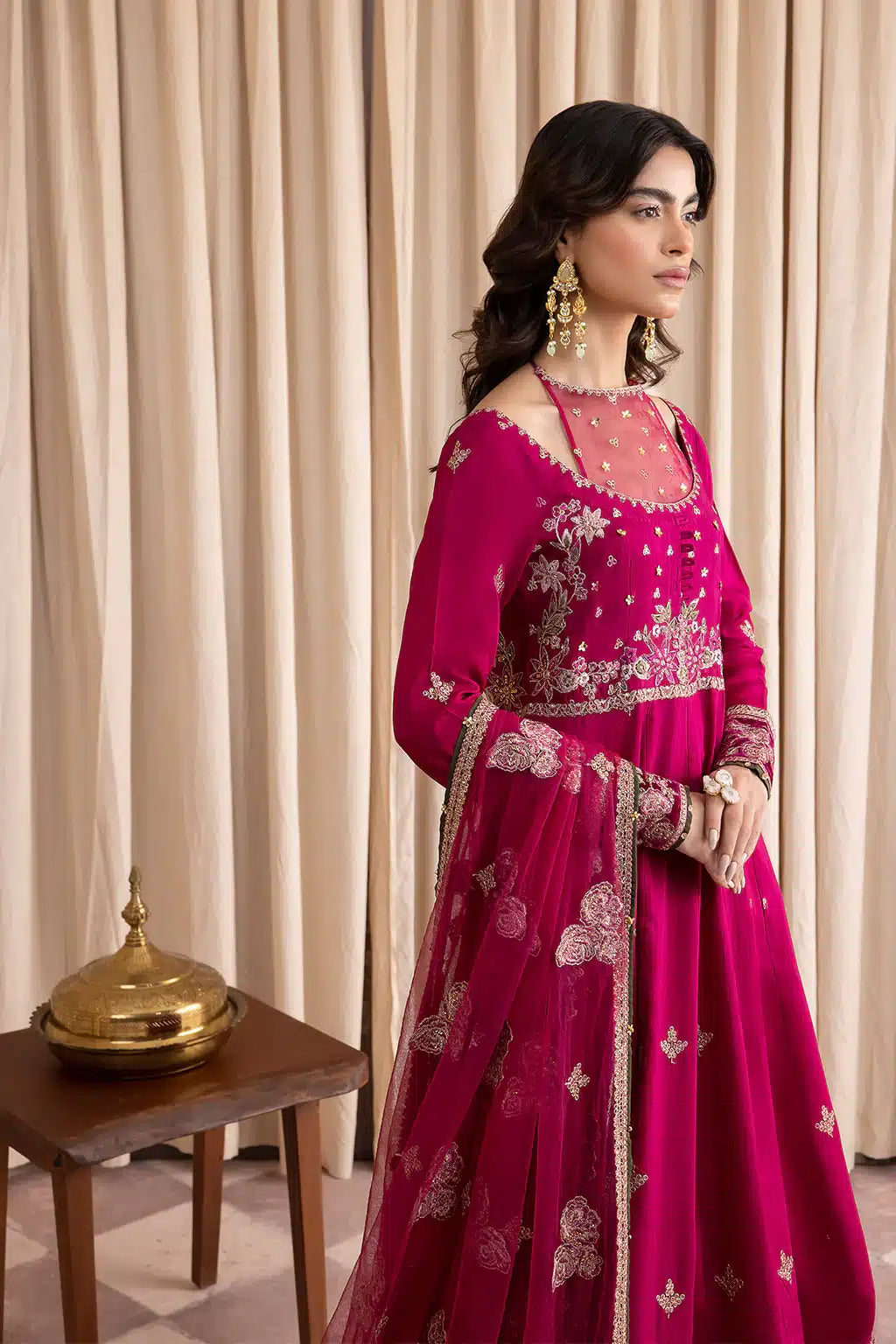 Iznik | Festive Raw Silk 23 | IRS-05 OPULENCE - by - Libasekhas UK - Registered Vendor of : Iznik - 100% Original Designer Dresss