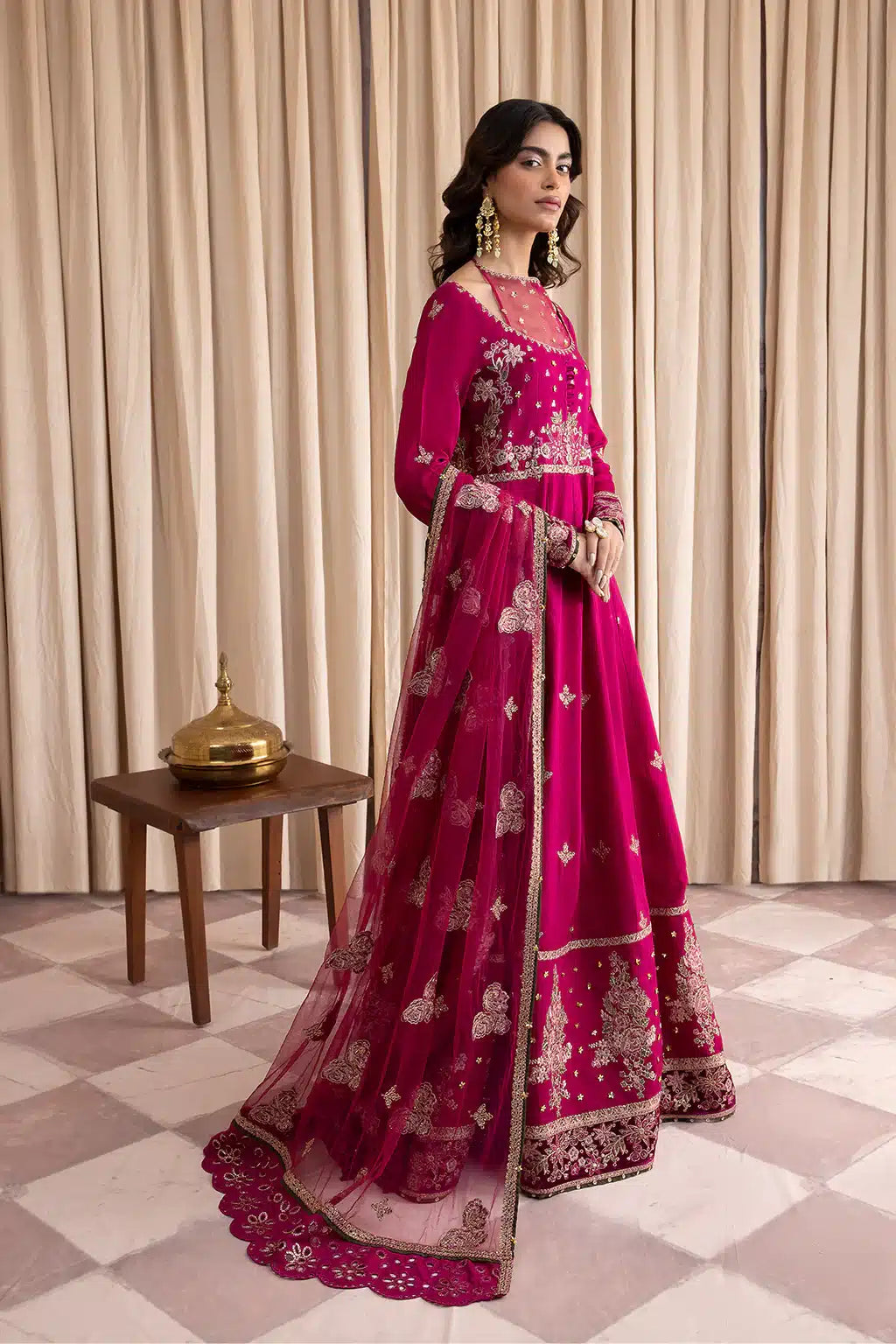 Iznik | Festive Raw Silk 23 | IRS-05 OPULENCE - by - Libasekhas UK - Registered Vendor of : Iznik - 100% Original Designer Dresss