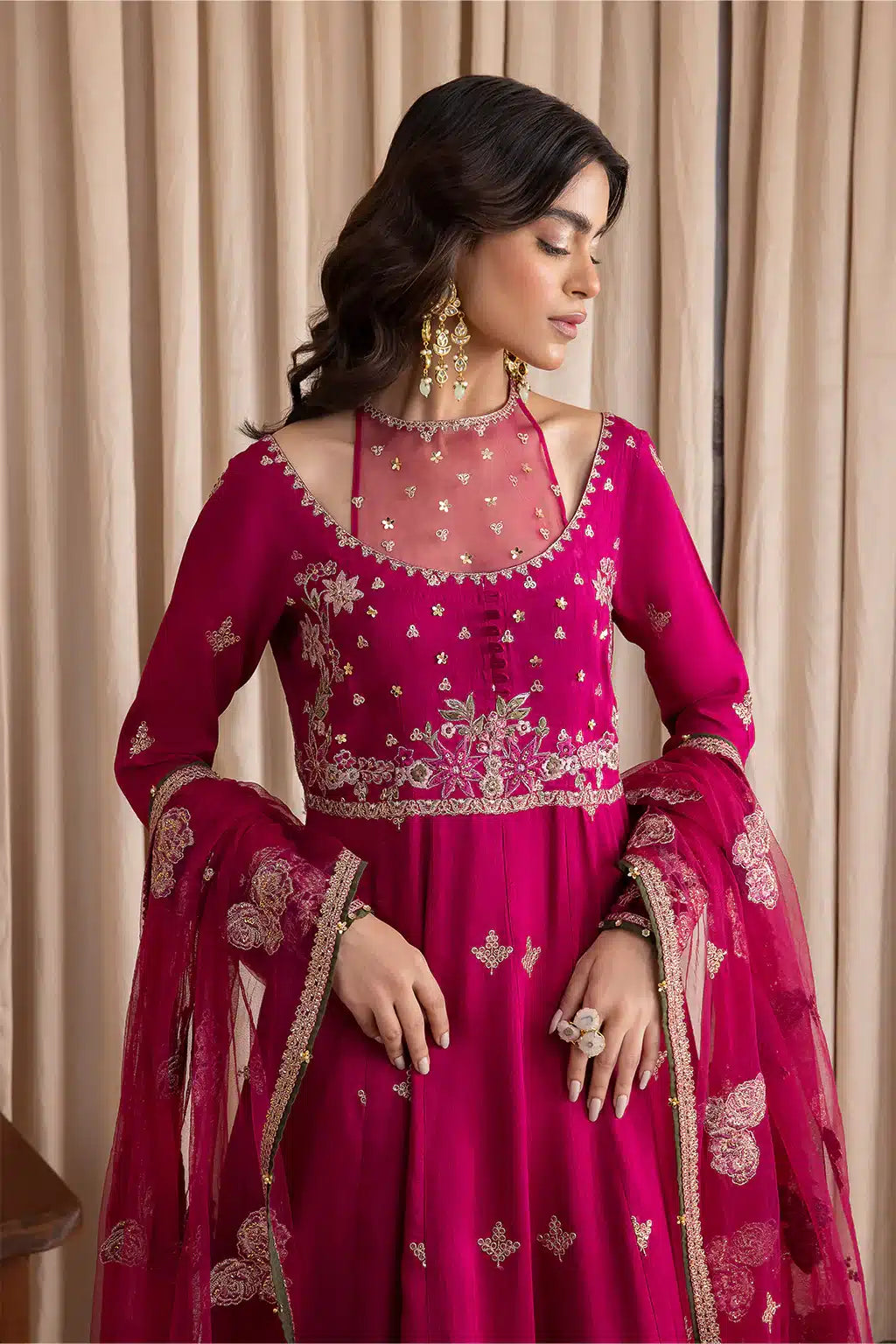Iznik | Festive Raw Silk 23 | IRS-05 OPULENCE - by - Libasekhas UK - Registered Vendor of : Iznik - 100% Original Designer Dresss
