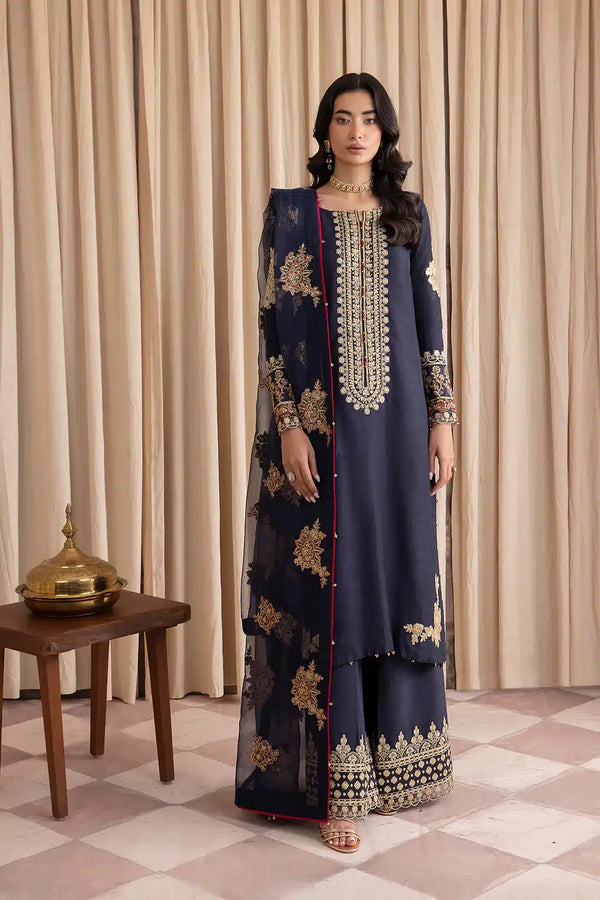 Iznik | Festive Raw Silk 23 | IRS-07 ZENITH - by - Libasekhas UK - Registered Vendor of : Iznik - 100% Original Designer Dresss