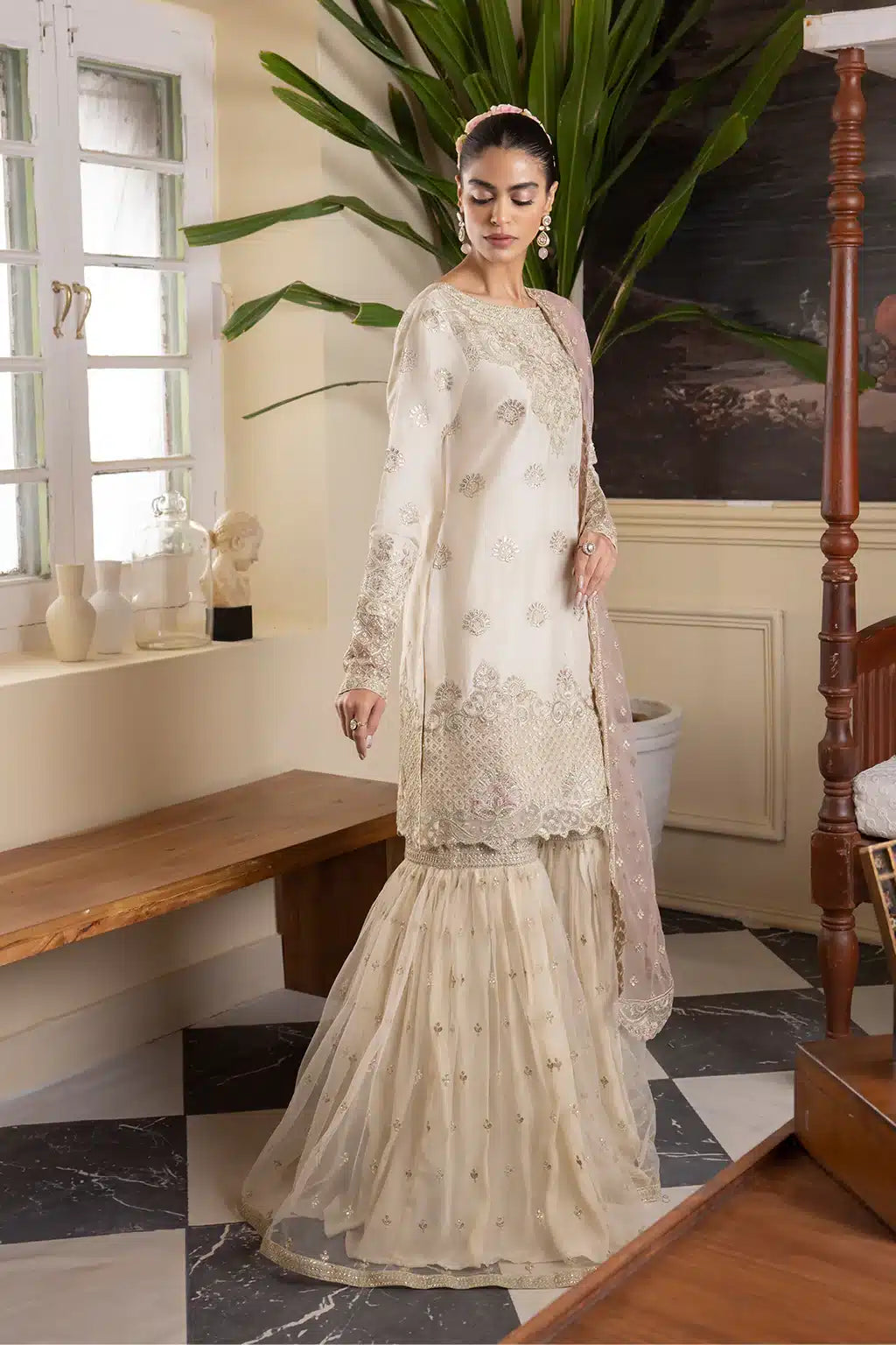 Iznik | Festive Raw Silk 23 | IRS-06 SCINTILLA - by - Libasekhas UK - Registered Vendor of : Iznik - 100% Original Designer Dresss