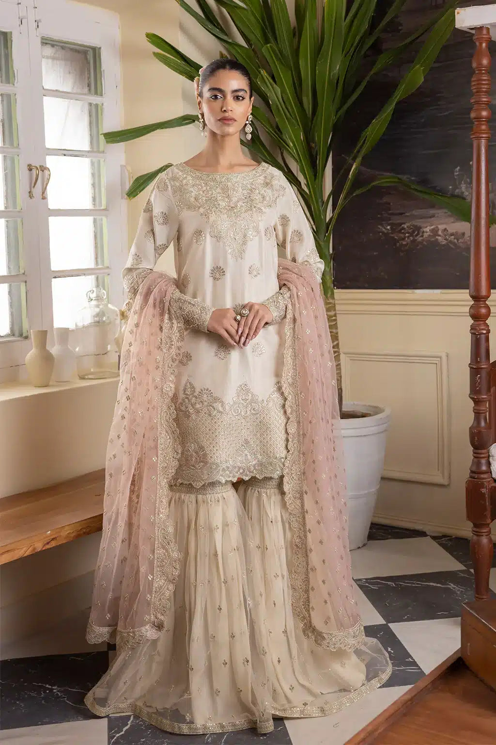 Iznik | Festive Raw Silk 23 | IRS-06 SCINTILLA - by - Libasekhas UK - Registered Vendor of : Iznik - 100% Original Designer Dresss