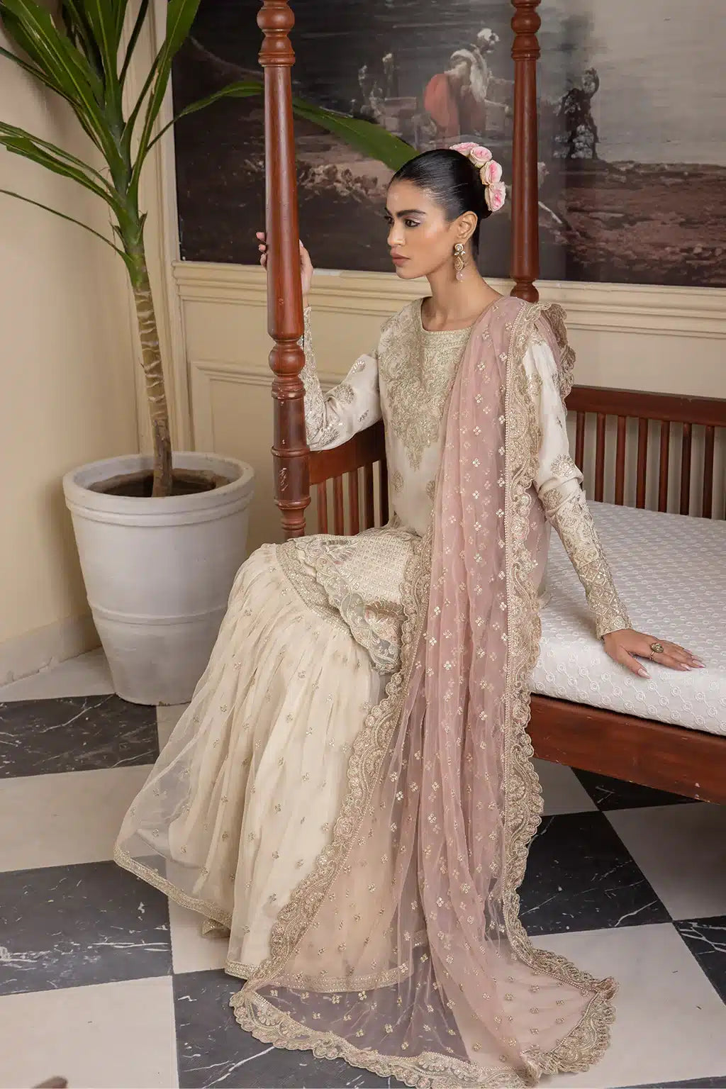 Iznik | Festive Raw Silk 23 | IRS-06 SCINTILLA - by - Libasekhas UK - Registered Vendor of : Iznik - 100% Original Designer Dresss