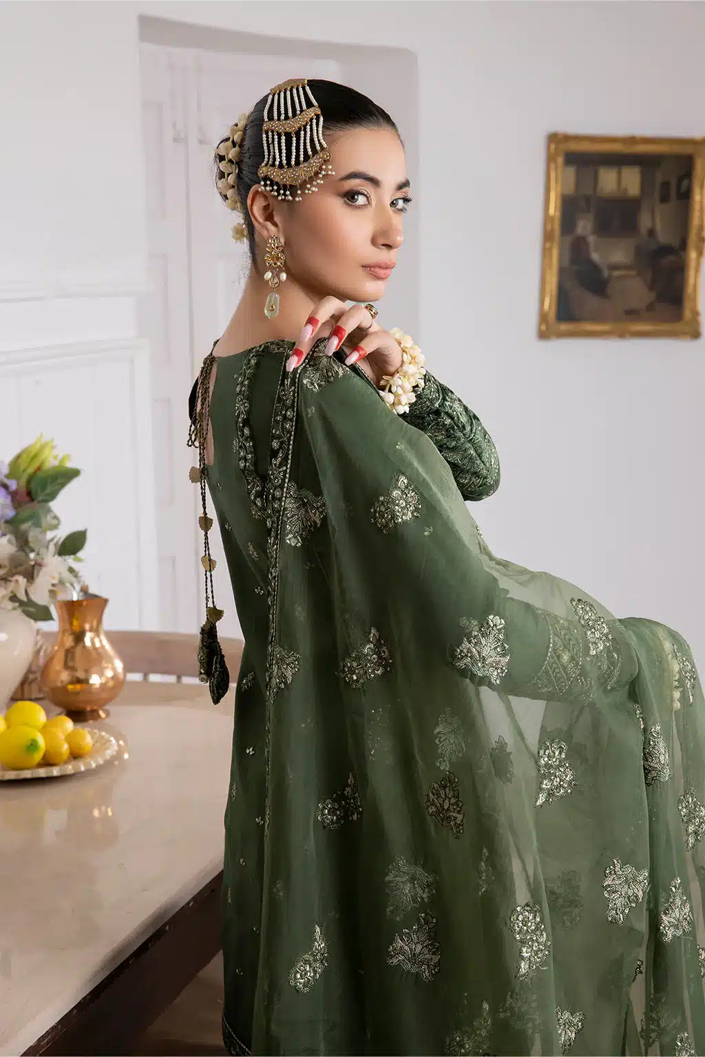 Iznik | Festive Raw Silk 23 | IRS-04 IDYLLIC - by - Libasekhas UK - Registered Vendor of : Iznik - 100% Original Designer Dresss