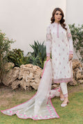 Iznik | Lawnkari 24 | UE-157 CANDYTUFT - by - Libasekhas UK - Registered Vendor of : Iznik - 100% Original Designer Dresss