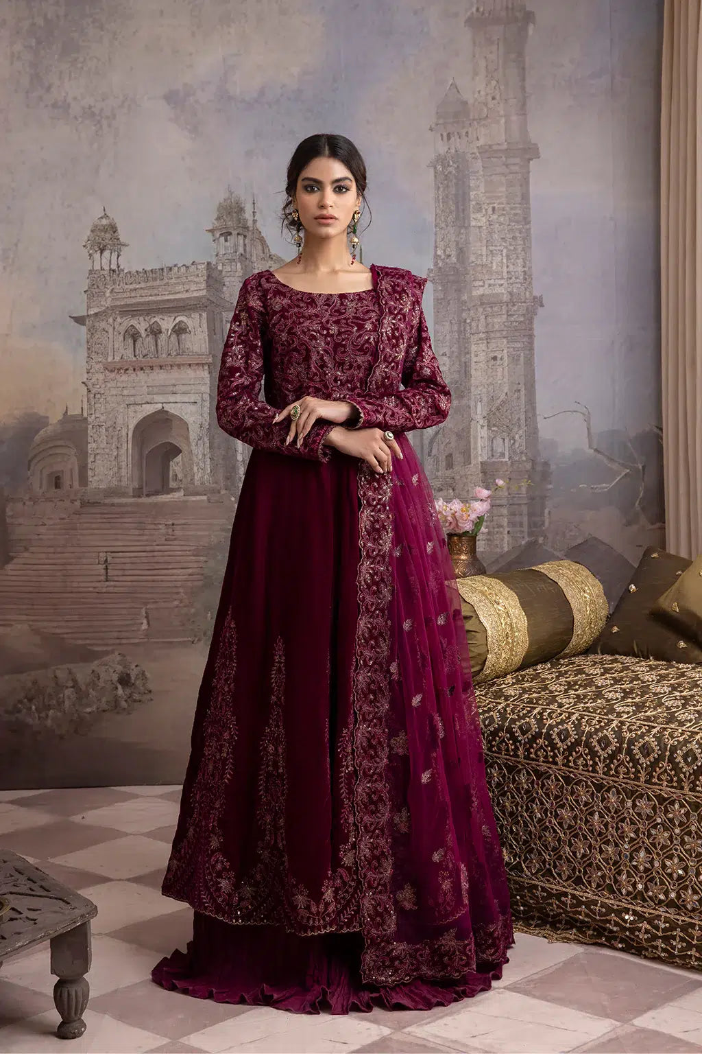 Iznik | Festive Velvet 23 | IV-33 MAHSA - by - Libasekhas UK - Registered Vendor of : Iznik - 100% Original Designer Dresss