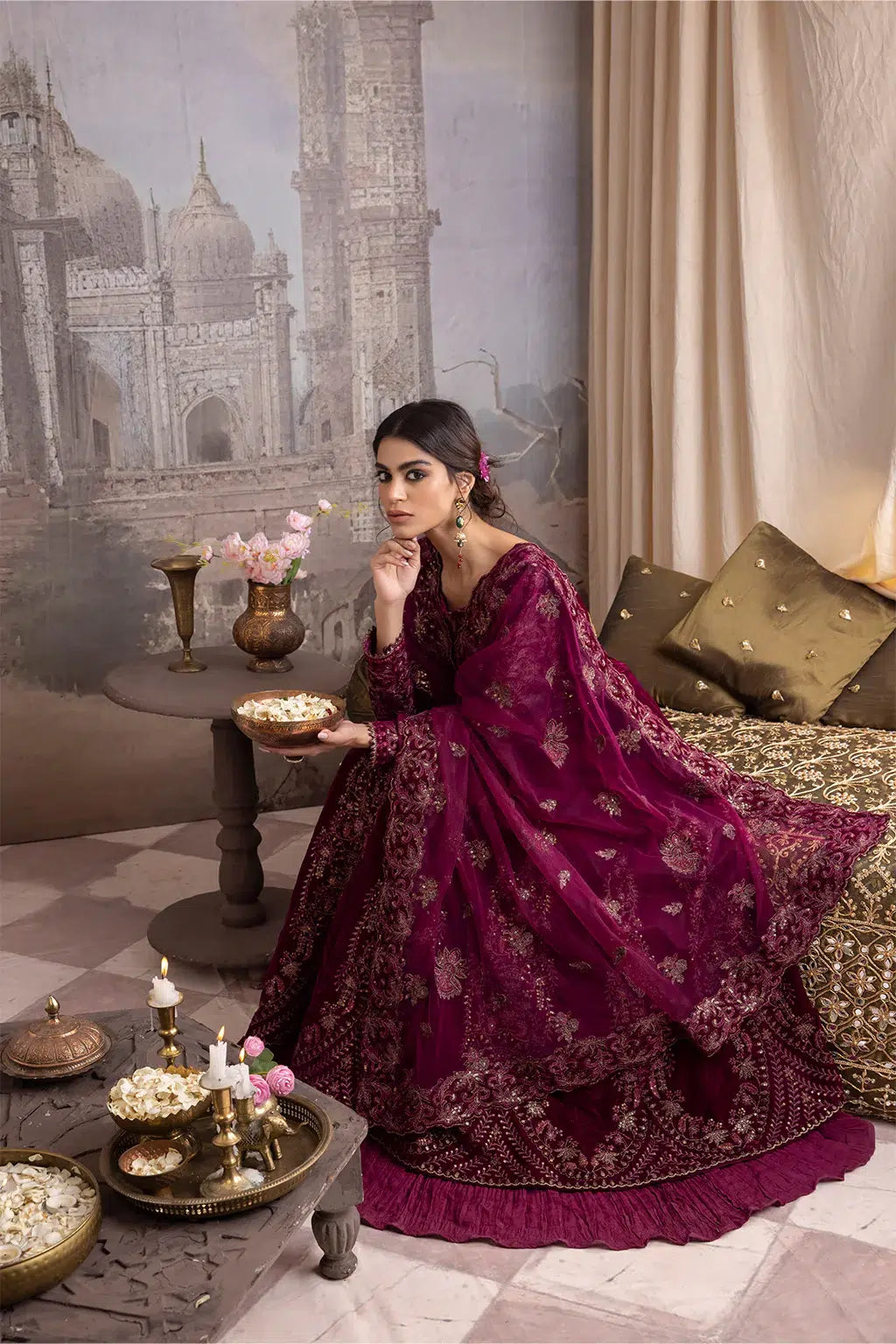 Iznik | Festive Velvet 23 | IV-33 MAHSA - by - Libasekhas UK - Registered Vendor of : Iznik - 100% Original Designer Dresss