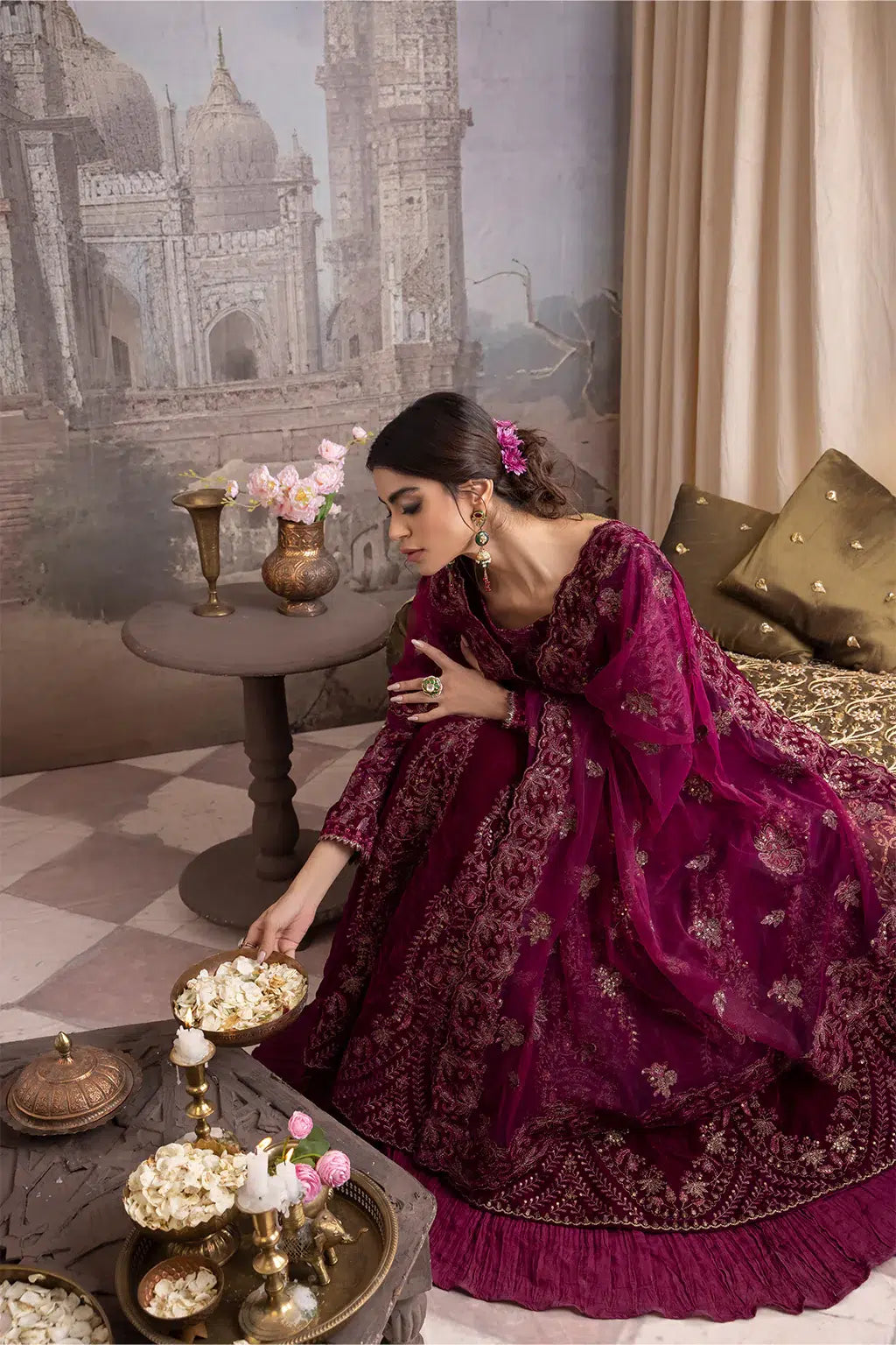 Iznik | Festive Velvet 23 | IV-33 MAHSA - by - Libasekhas UK - Registered Vendor of : Iznik - 100% Original Designer Dresss