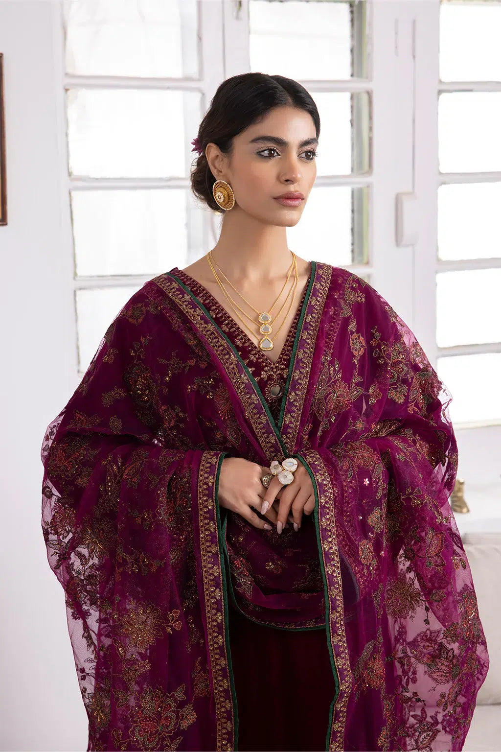 Iznik | Festive Velvet 23 | IV-31 SHIRIN - by - Libasekhas UK - Registered Vendor of : Iznik - 100% Original Designer Dresss
