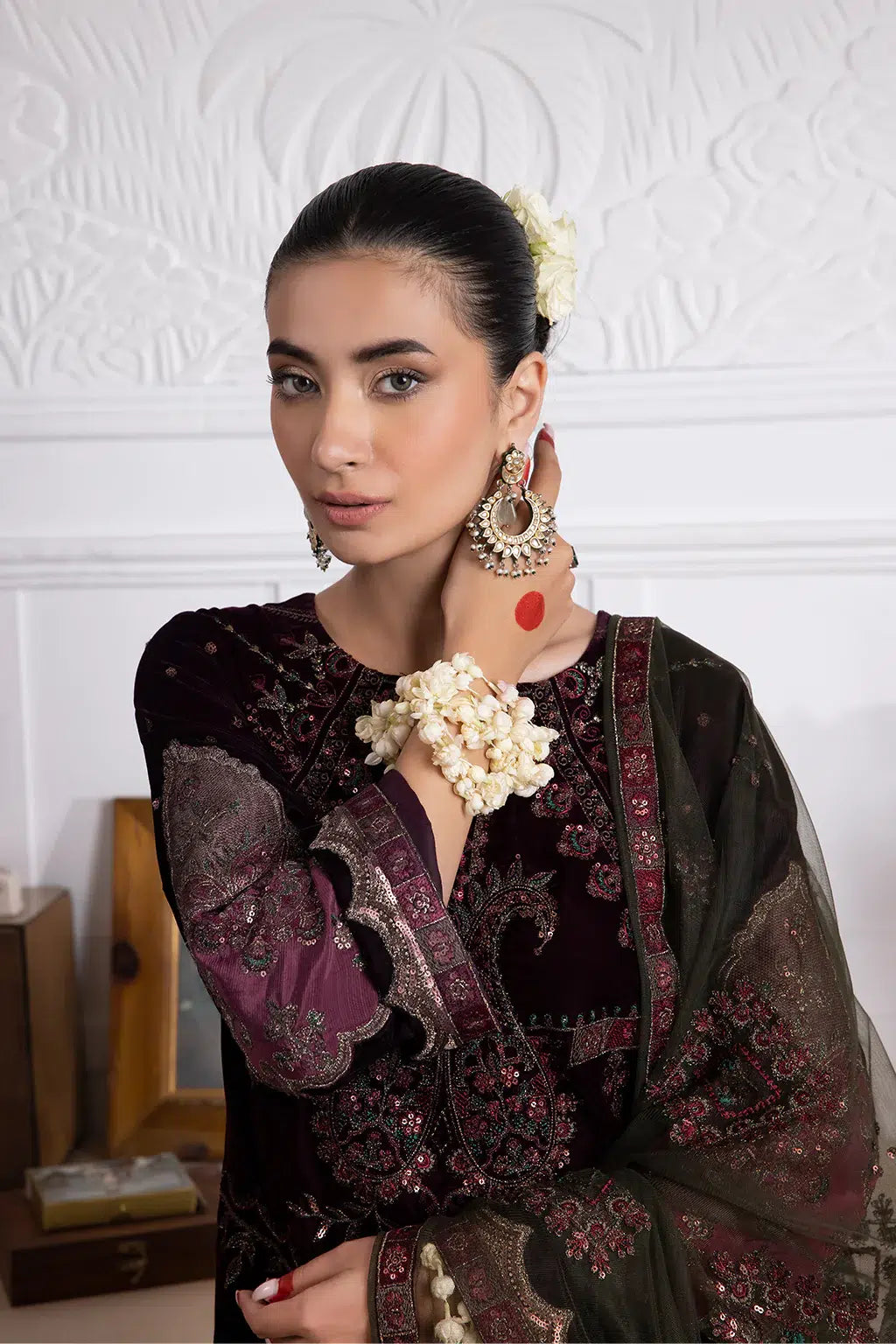 Iznik | Festive Velvet 23 | IV-30 AZITAH - by - Libasekhas UK - Registered Vendor of : Iznik - 100% Original Designer Dresss