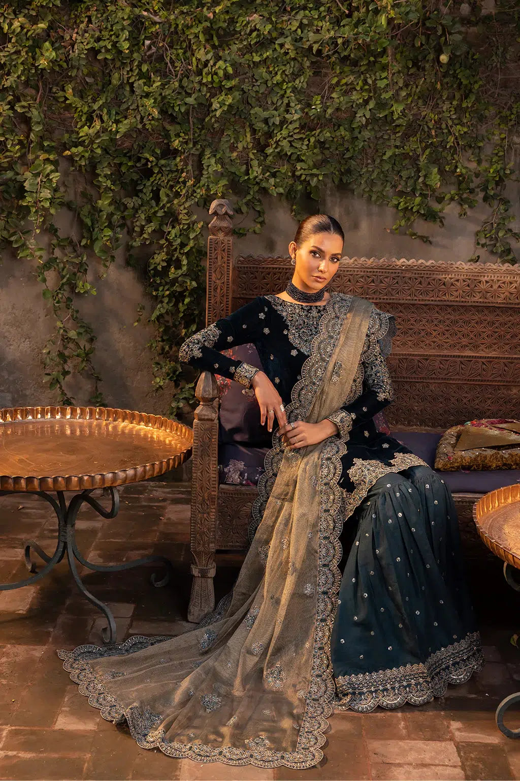 Iznik | Festive Velvet 23 | IV-34 DARYA - by - Libasekhas UK - Registered Vendor of : Iznik - 100% Original Designer Dresss