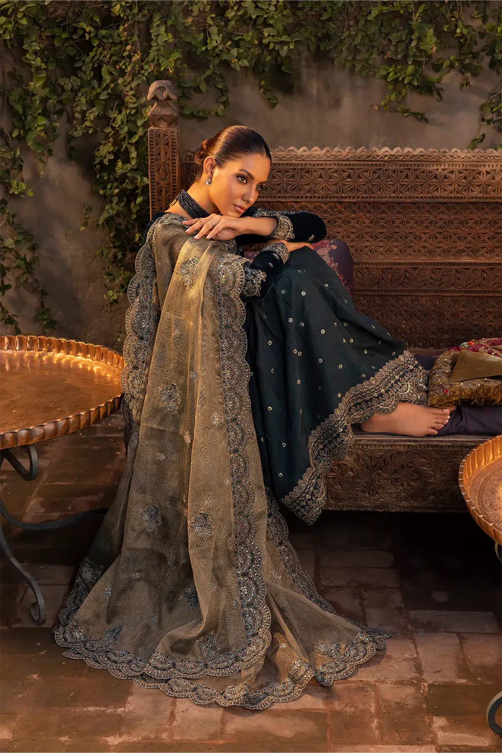 Iznik | Festive Velvet 23 | IV-34 DARYA - by - Libasekhas UK - Registered Vendor of : Iznik - 100% Original Designer Dresss