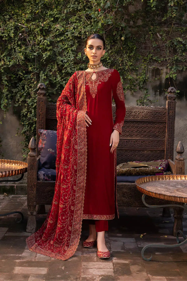 Iznik | Festive Velvet 23 | IV-37 MANIJEH - by - Libasekhas UK - Registered Vendor of : Iznik - 100% Original Designer Dresss