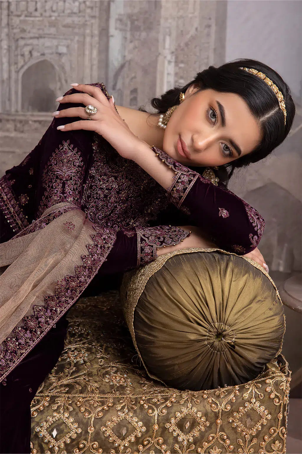 Iznik | Festive Velvet 23 | IV-36 ELAHEH - by - Libasekhas UK - Registered Vendor of : Iznik - 100% Original Designer Dresss