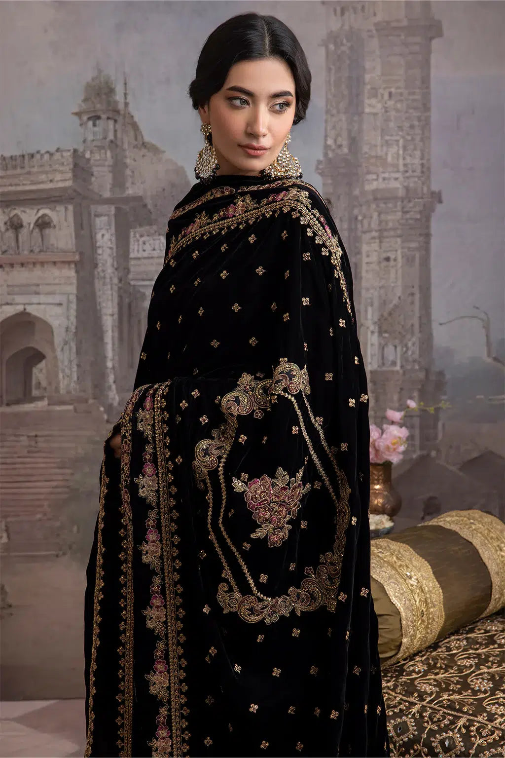 Iznik | Festive Velvet 23 | IV-28 LEILA - by - Libasekhas UK - Registered Vendor of : Iznik - 100% Original Designer Dresss