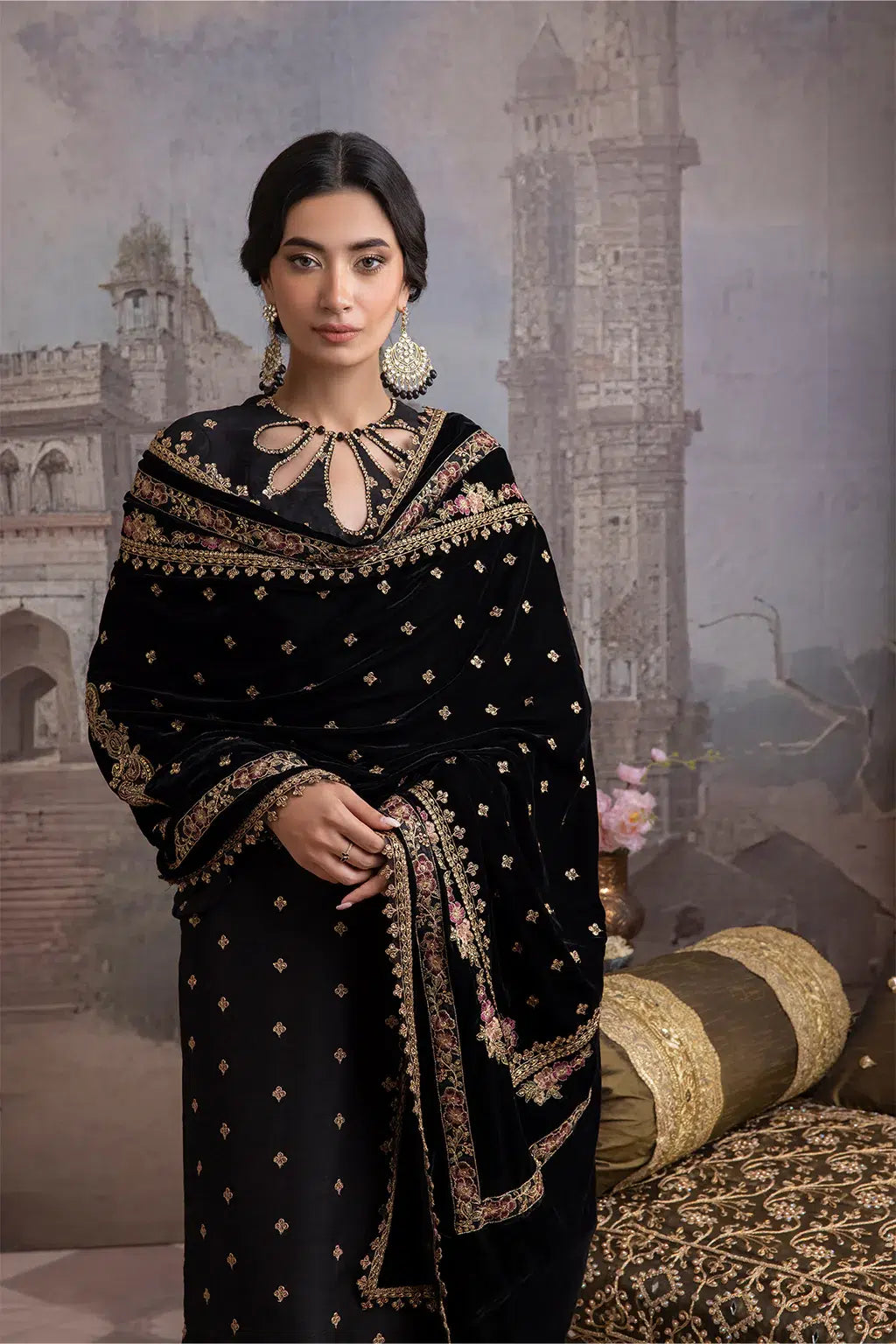 Iznik | Festive Velvet 23 | IV-28 LEILA - by - Libasekhas UK - Registered Vendor of : Iznik - 100% Original Designer Dresss