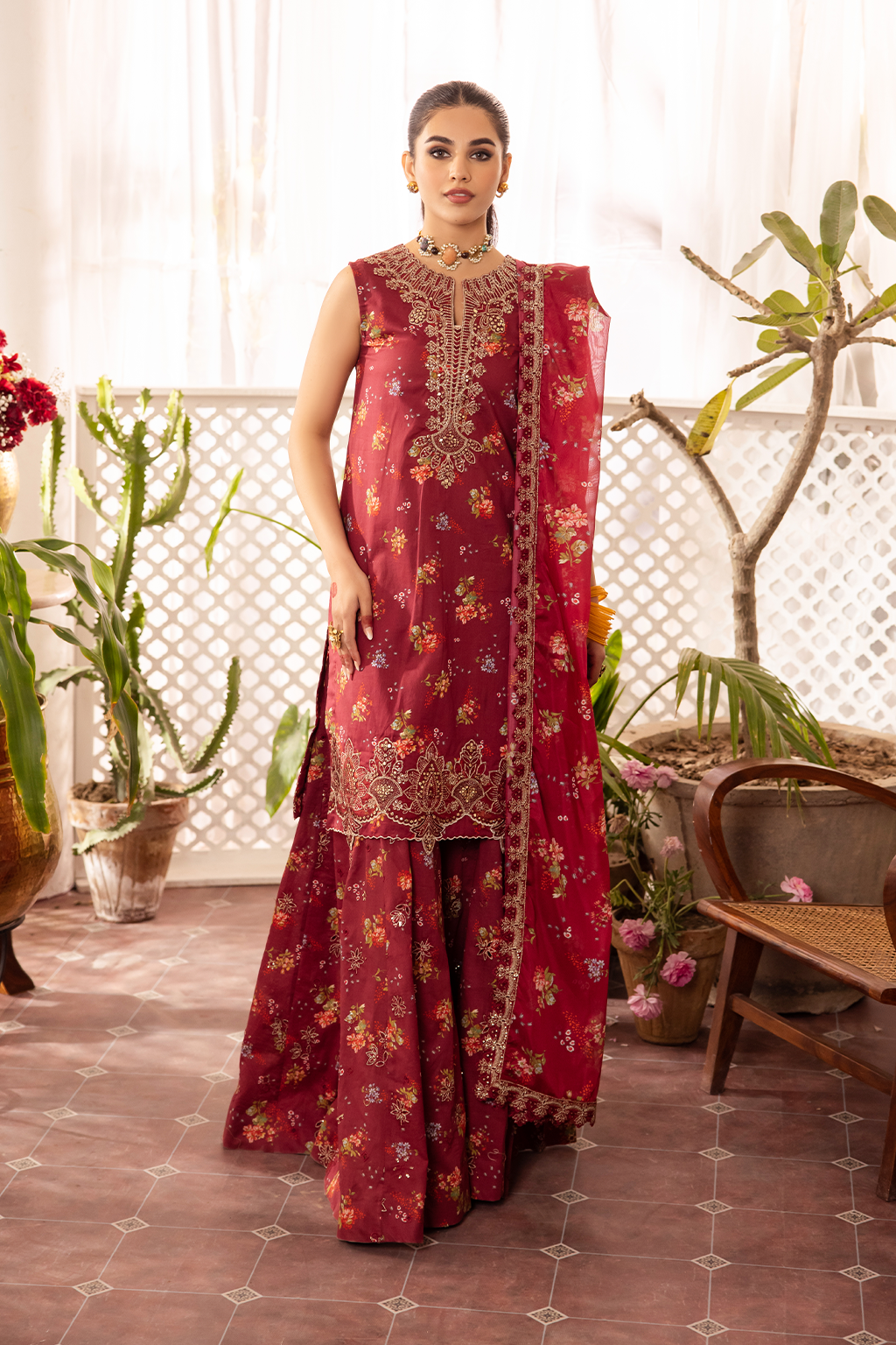 Iznik | Nani Ka Ghar | NKG-09 - by - Libasekhas UK - Registered Vendor of : Iznik - 100% Original Designer Dresss
