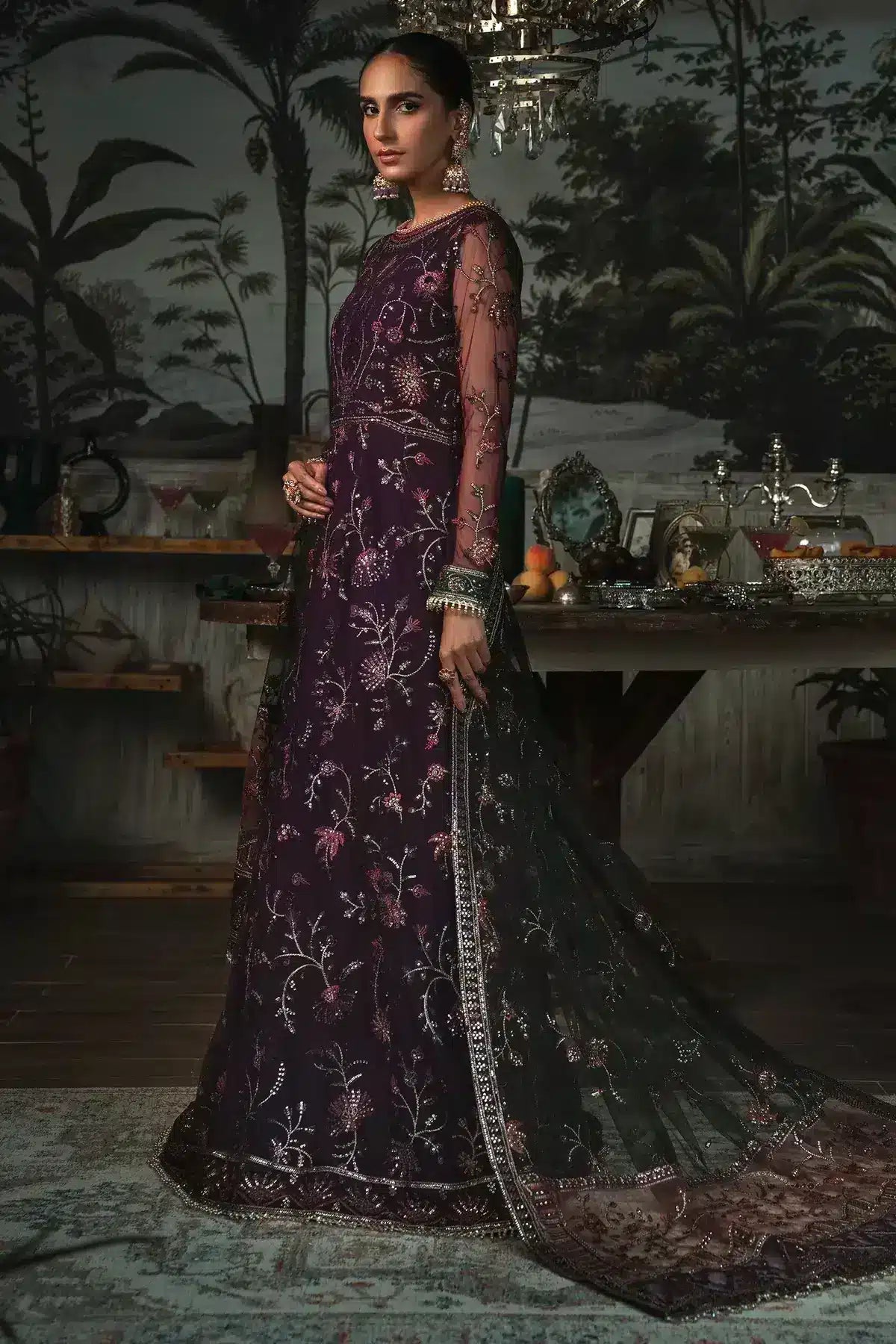 Zarif | LA ROSELLA Formals | ZLR 02 HELEN - by - Libasekhas UK - Registered Vendor of : Zarif - 100% Original Designer Dresss