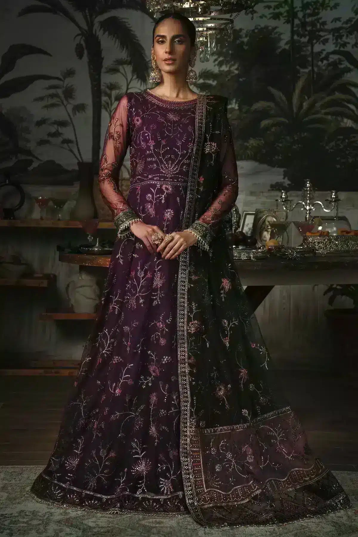 Zarif | LA ROSELLA Formals | ZLR 02 HELEN - by - Libasekhas UK - Registered Vendor of : Zarif - 100% Original Designer Dresss