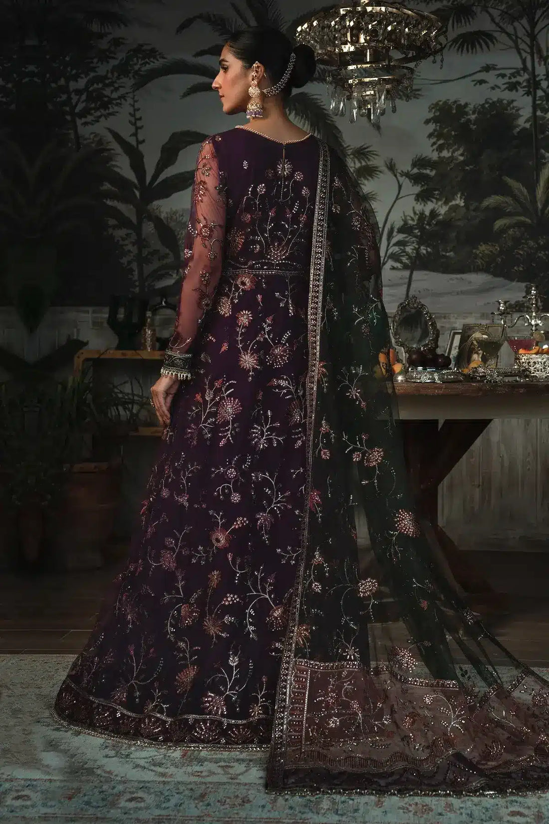 Zarif | LA ROSELLA Formals | ZLR 02 HELEN - by - Libasekhas UK - Registered Vendor of : Zarif - 100% Original Designer Dresss
