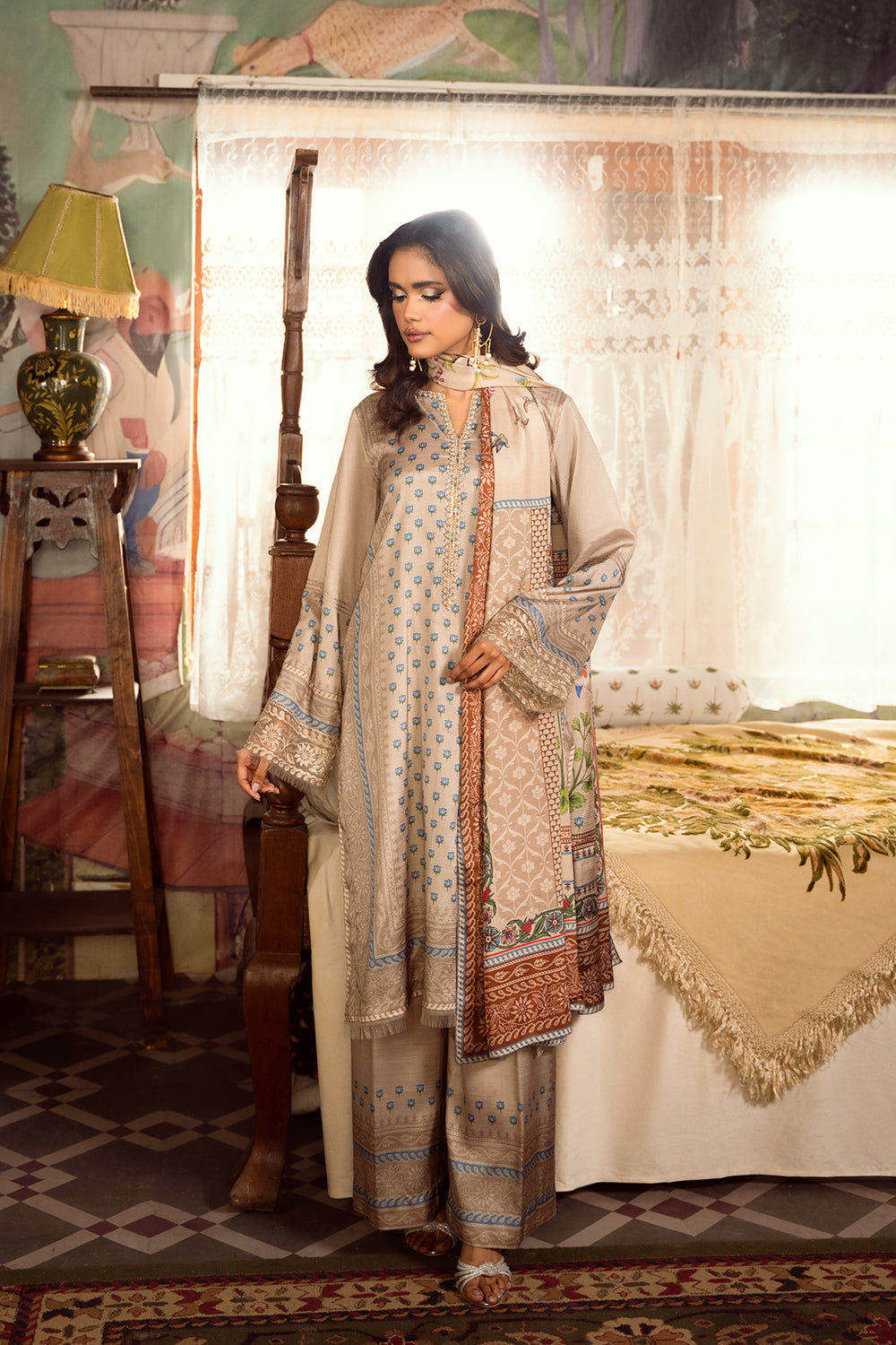 Saira Rizwan | Dahini Silk Pret | MERCINA - SRLP06-25 - by - Libasekhas UK - Registered Vendor of : Saira Rizwan - 100% Original Designer Dresss
