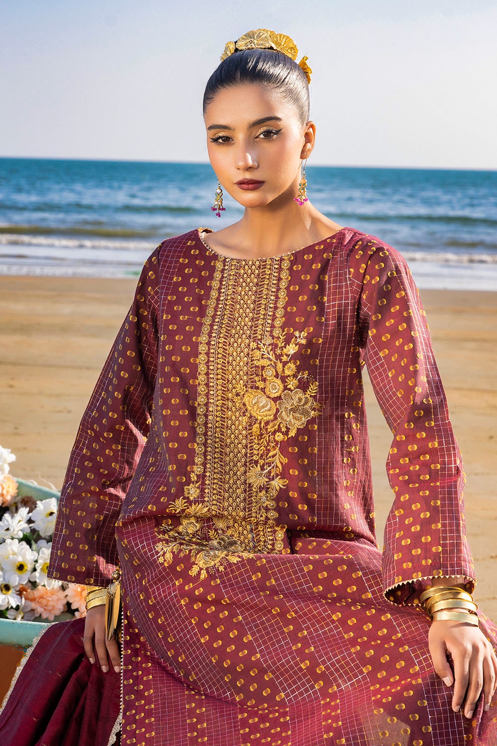 Gul Ahmed | Taara 25 | MJ-42038 - by - Libasekhas UK - Registered Vendor of : Gul Ahmed - 100% Original Designer Dresss