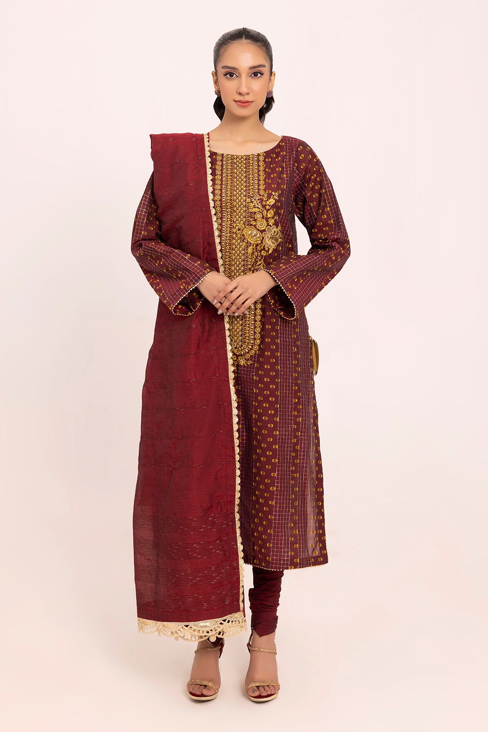 Gul Ahmed | Taara 25 | MJ-42038 - by - Libasekhas UK - Registered Vendor of : Gul Ahmed - 100% Original Designer Dresss