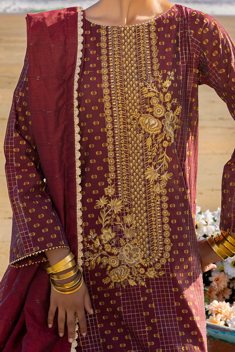 Gul Ahmed | Taara 25 | MJ-42038 - by - Libasekhas UK - Registered Vendor of : Gul Ahmed - 100% Original Designer Dresss