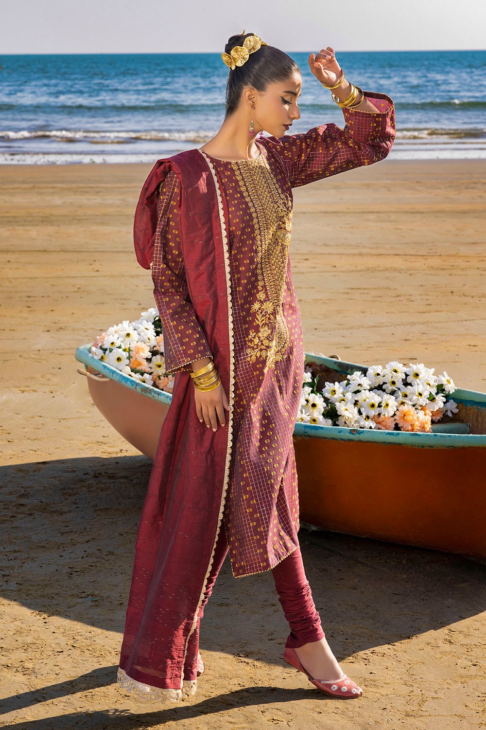 Gul Ahmed | Taara 25 | MJ-42038 - by - Libasekhas UK - Registered Vendor of : Gul Ahmed - 100% Original Designer Dresss