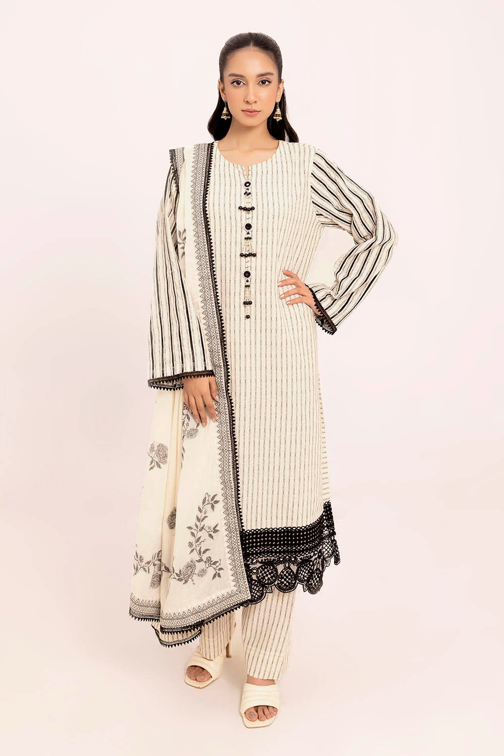 Gul Ahmed | Taara 25 | JD-42008 - by - Libasekhas UK - Registered Vendor of : Gul Ahmed - 100% Original Designer Dresss