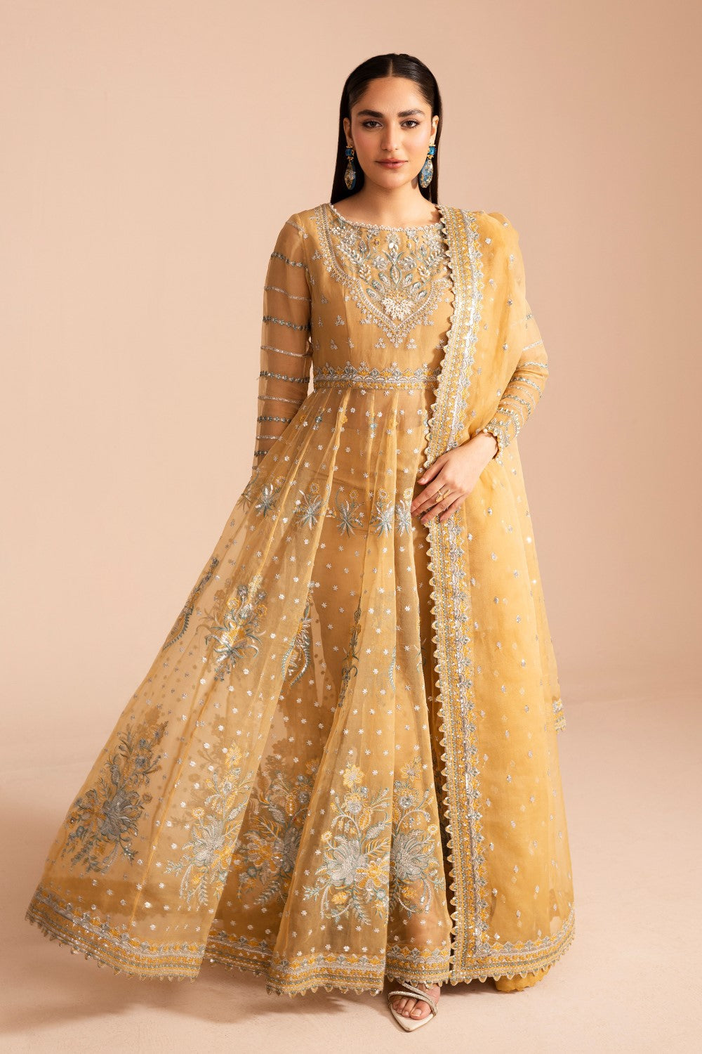 Maryum N Maria | Zircon Formals | JAHANANA - MS40074 - by - Libasekhas UK - Registered Vendor of : Maryum N Maria - 100% Original Designer Dresss