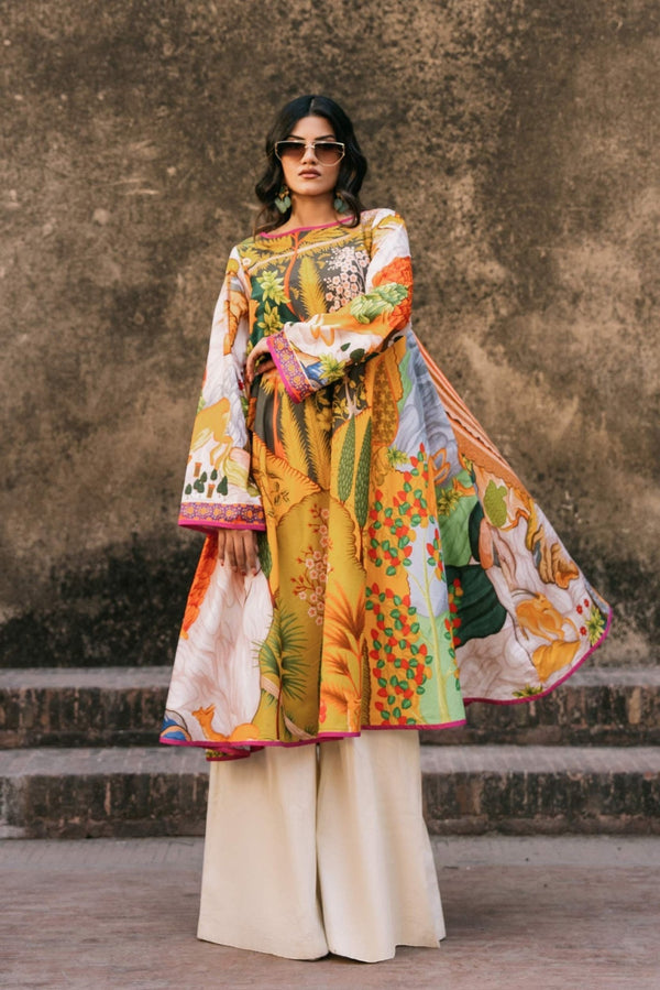 Fahad Hussayn | Lawn Banger | Jaisamand - by - Libasekhas UK - Registered Vendor of : Fahad Hussayn - 100% Original Designer Dresss