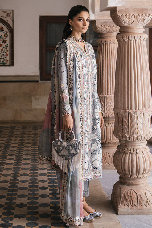 Jazmin | Shahkaar Luxury Lawn 24 | SL24-D3 - by - Libasekhas UK - Registered Vendor of : Jazmin - 100% Original Designer Dresss