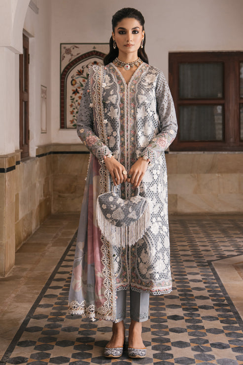Jazmin | Shahkaar Luxury Lawn 24 | SL24-D3 - by - Libasekhas UK - Registered Vendor of : Jazmin - 100% Original Designer Dresss