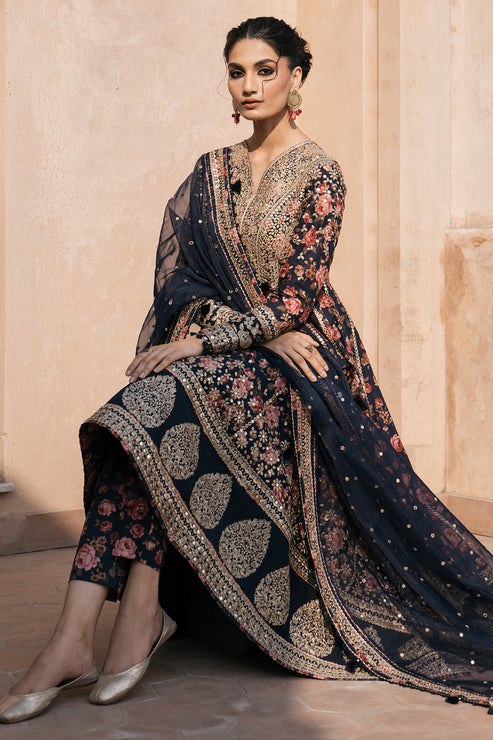 Jazmin | Shahkaar Luxury Lawn 24 | SL24-D1 - by - Libasekhas UK - Registered Vendor of : Jazmin - 100% Original Designer Dresss