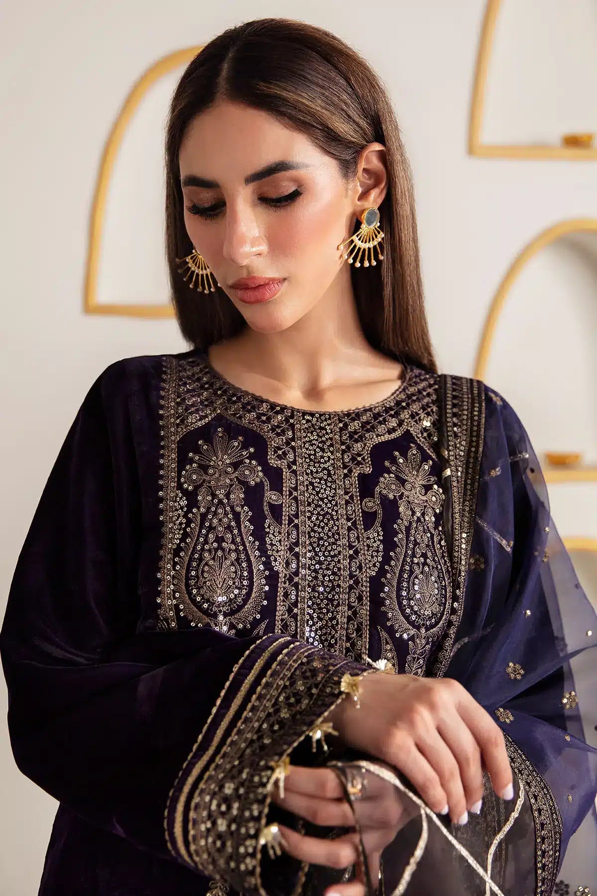 Jazmin | Velvet 23 | VF-2004 - by - Libasekhas UK - Registered Vendor of : Jazmin - 100% Original Designer Dresss