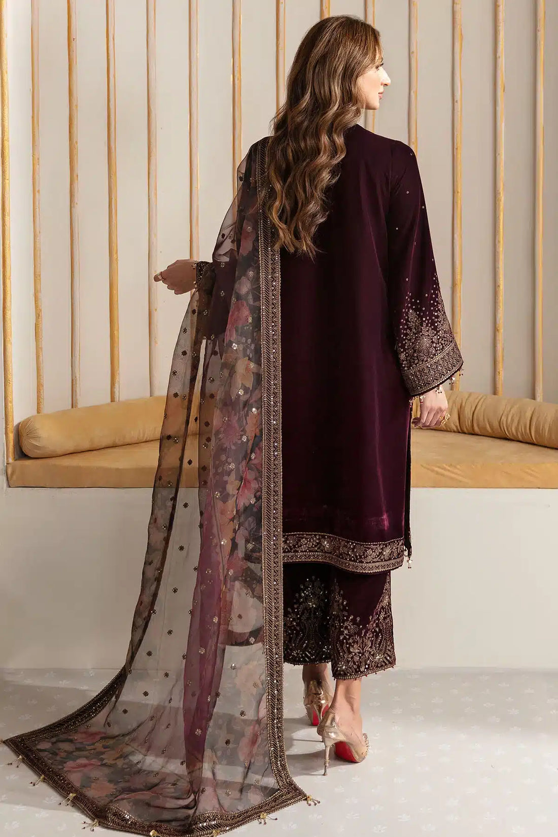 Jazmin | Velvet 23 | VF-2012 - by - Libasekhas UK - Registered Vendor of : Jazmin - 100% Original Designer Dresss