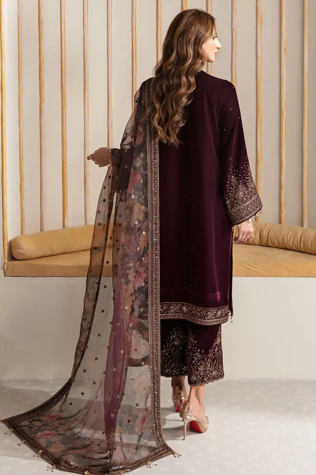 Jazmin | Velvet 23 | VF-2012 - by - Libasekhas UK - Registered Vendor of : Jazmin - 100% Original Designer Dresss